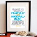 Fearfully and Wonderfully Made. Psalm 139:14. 8x10in  DIY Printable Christian Poster. PDF. Bible Verse.