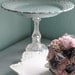 Robin Egg Blue Cake Stand / Vintage-Inspired Parisian Wedding Cake Stand / French Provincial Dessert Pedestal / Cupcake Stand