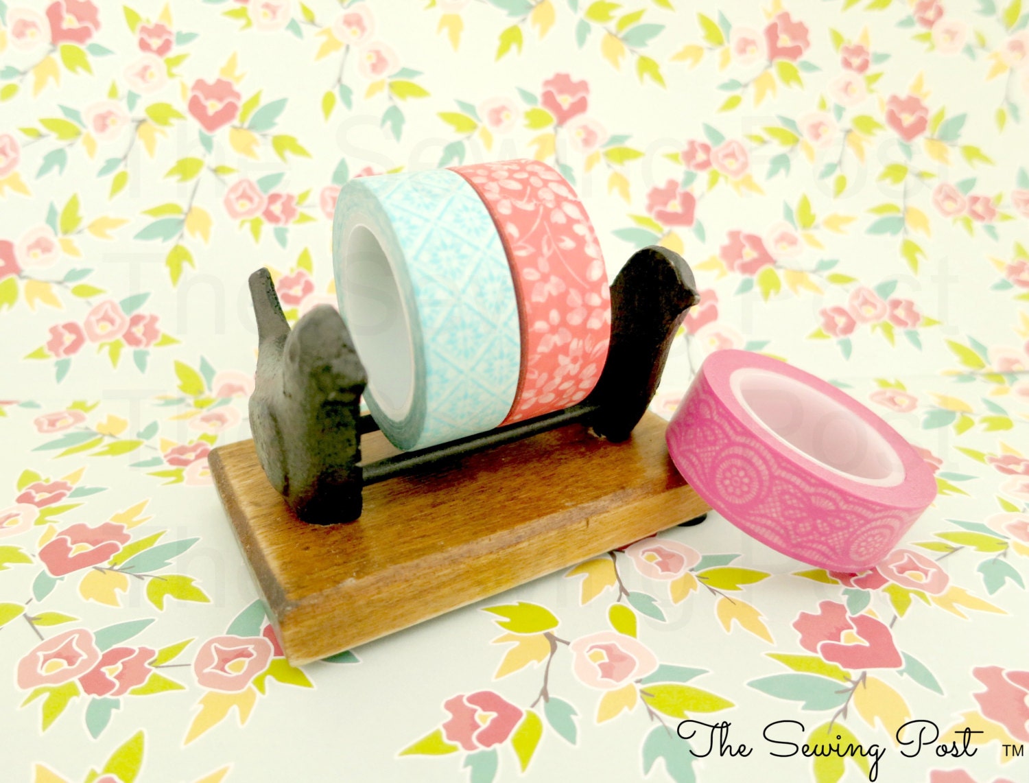 Tape Holder: Little Birds - TheSewingPost