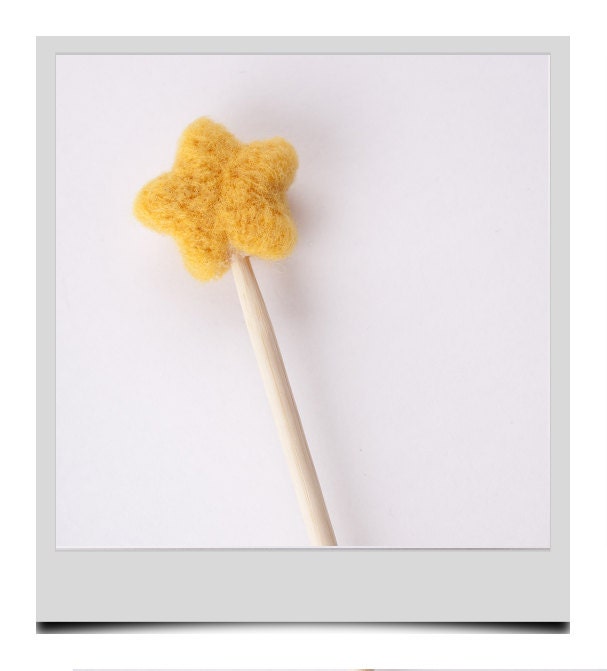 Hand Needle Felted Magic Wand