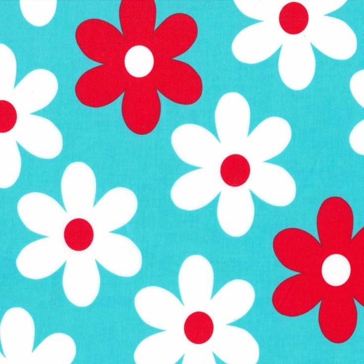 Fat Quarter fabric for quilt or craft Michael Miller Lil Plain Jane in Aqua