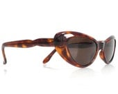Tortoise Cat Eye Frame Vera Sunglasses / Free Ship USA
