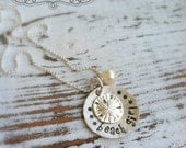 Stamped BEACH GIRL Necklace