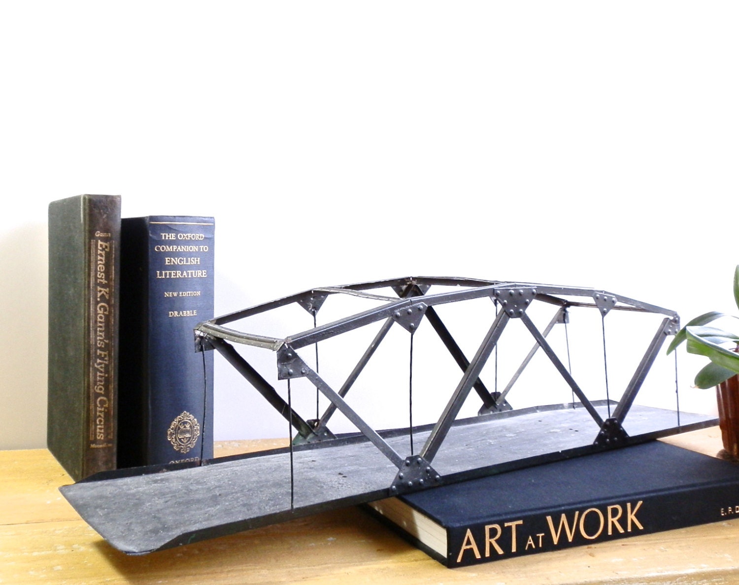 Vintage Trestle Bridge Train Set Railroad Bridge