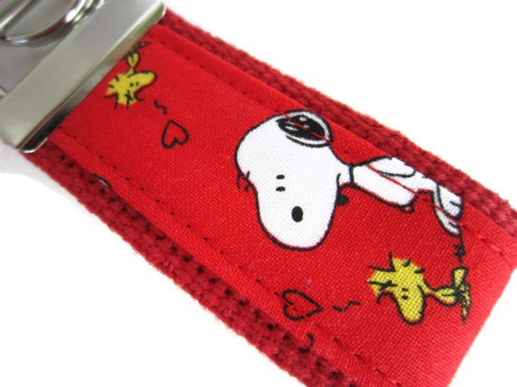 Snoopy MINI FABRIC KEY FoB / Key Chain / Key Ring / Key Fob / Key Chain / Teacher Appreciation
