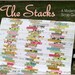 The Stacks Quilt Pattern, Modern Scrap Quilt Pattern, Easy Quilt, PDF, Immediate Delivery, qtm