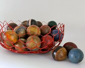 Vintage croquet balls - Set of 3
