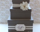 Wedding Card box Money Box (Rhinestones around the card slot)