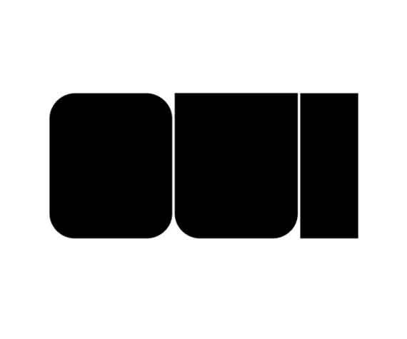 OUI Giclee Poster Print 16 x 20" Black