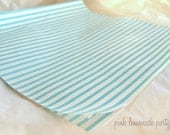 LiGHt BluE Stripe Wax PaPER-BeRRY BaSKET LiNERS-sandwich-krafts- Birthday Parties, Showers, Weddings-12ct Il_170x135