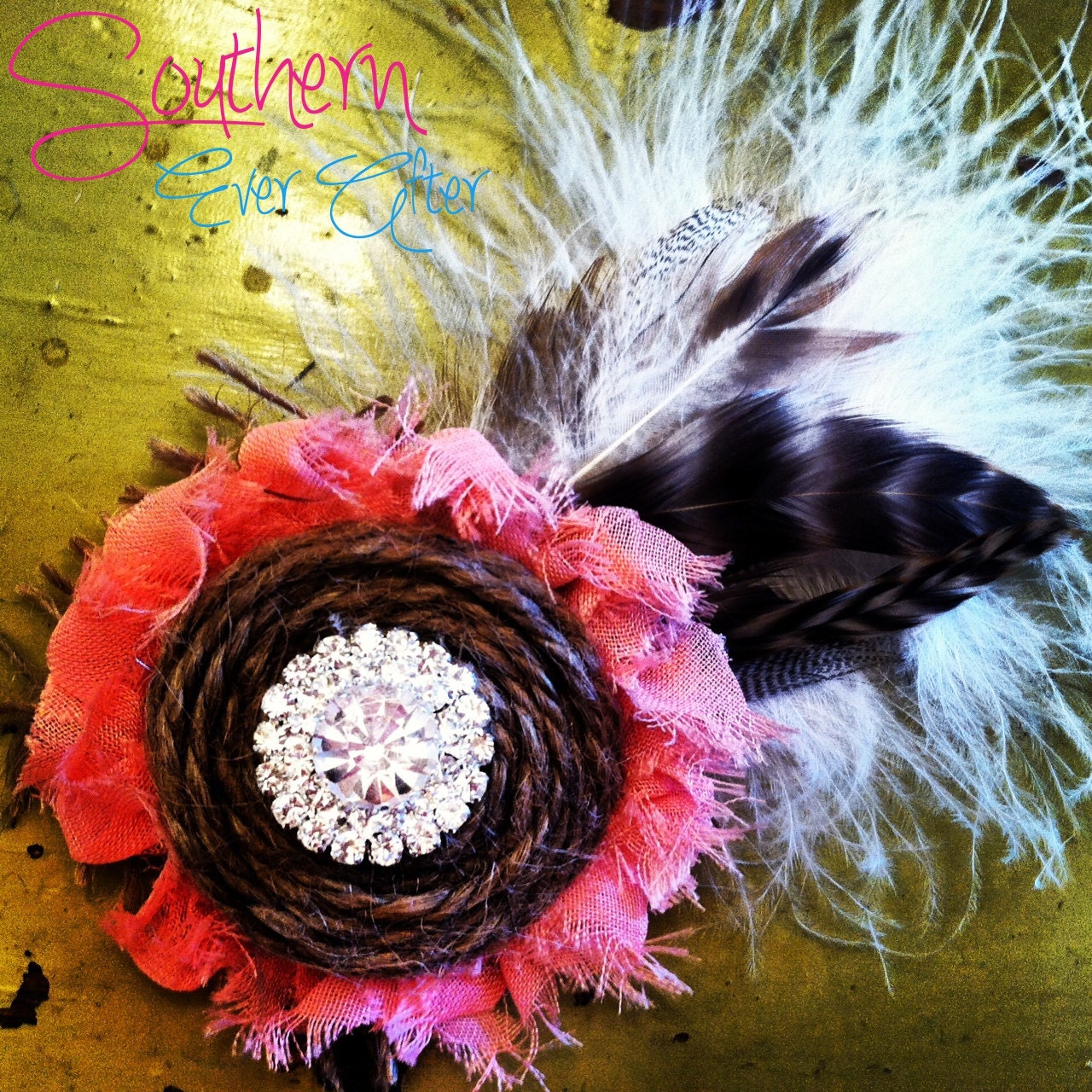 Flower Girl Hair Clip / Infant Hairclip / Headband / Rustic Hairclip / Toddler Headband / Vintage Inspired Headband / Pink Headband