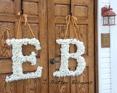 Wedding Silk Flower Letter, Floral Church Decor, Custom Signage, Hydrangea Flowers, Reception Decor, Home Decor, Spring Wreath,