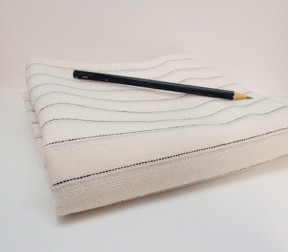 Linen Fabric, Linen Stripe Fabric - Half Yard