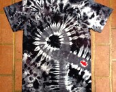 S-XL Diabetes Awareness Gray Ribbon Tie Dye T-Shirt 