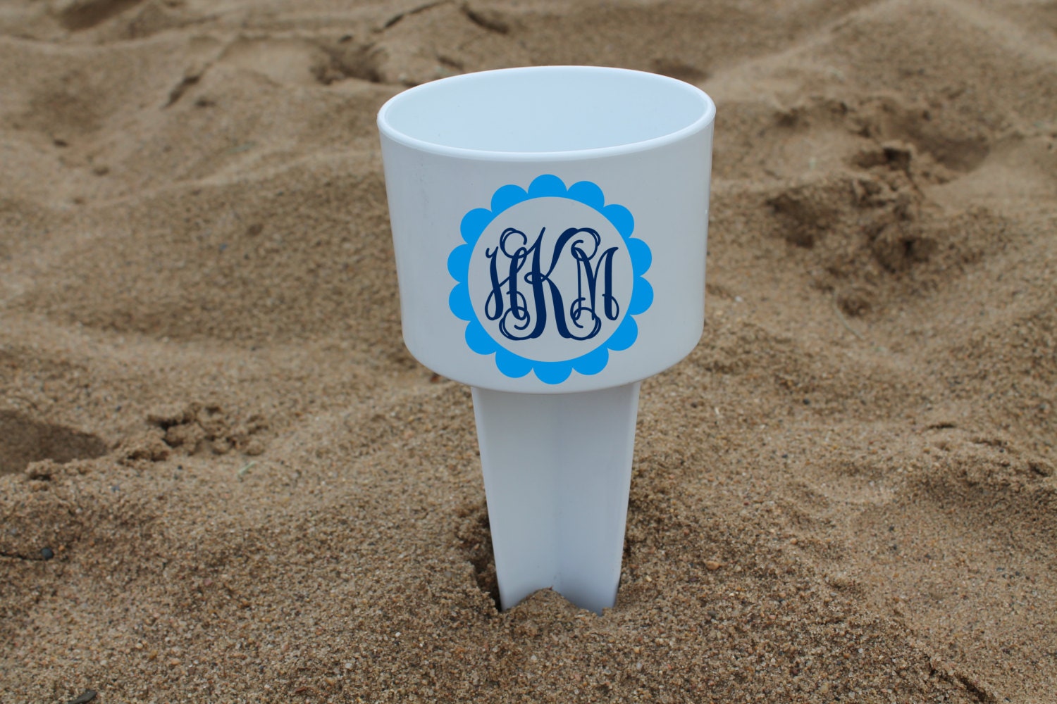 Personalized Spiker Beach Drink Holder