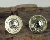 Starline Colt 45 - Ultra Thin - Bullet Earrings - Jonquil