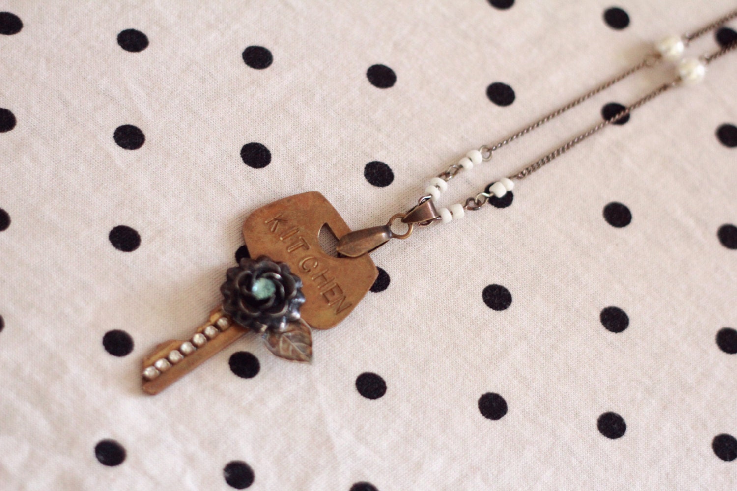 Repurposed "Kitchen" Key Necklace