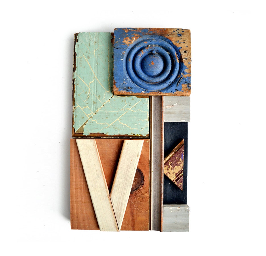 typography vintage sign letter L O V E ORIGINAL ART architectural salvage love  by Elizabeth Rosen
