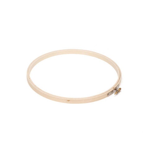 5" Wood Embroidery Hoop, Set of 6