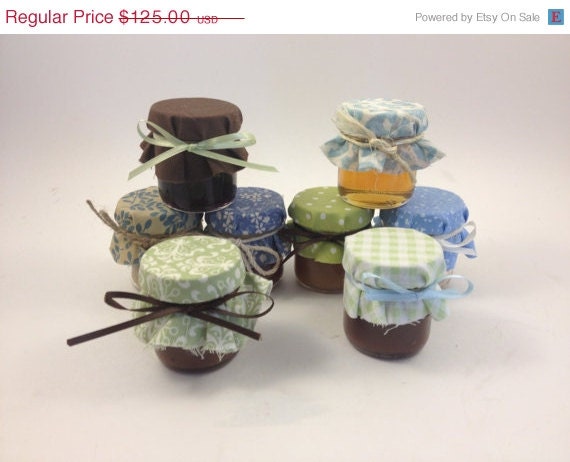 ON SALE  15% off 50 Green, Blue, and Brown Wedding Colors Favor gifts for wedding shower or reception