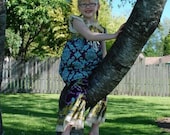 The Battersea Bubble Dress in Aviary -- Smocked Cotton Bubble Dress and Ruffle Park Pants