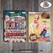 Carnival Party - Circus Party - Invitation & Wrap Around Address Labels With Photo - Printable (Vintage, Big Top, Circus Poster, Birthday)