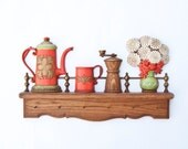 Retro Kitchen Key Rack Display Wall Hanging