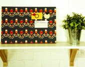 Scarlet Macaw Print Magnet Board or Wall Art with a set of 3 magnets