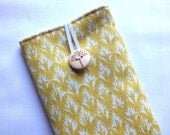 iPhone 5 Sleeve iPhone case iPhone cover iPod case iPhone Sleeve Padded Yellow