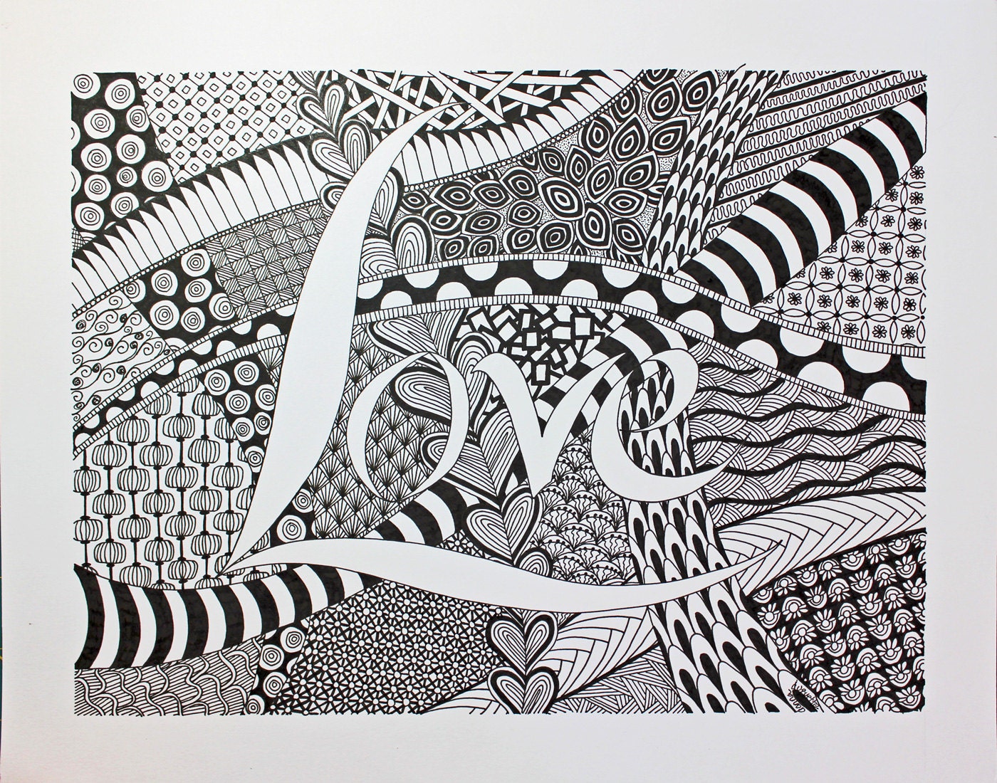 Love (original pen and ink drawing)