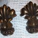 Vintage, Drawer Pulls, Fluer De Lis, Brass Drawer Pulls, Ornate,