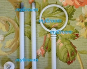 WHITE Cake Stand Handle 3 Tier Round Centre Fitting