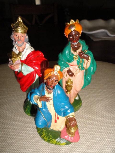 Vintage Made in Italy Navitiy Three Wise Men
