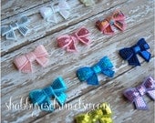 20 Sequin Bows- you choose colors