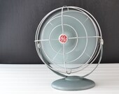 Vintage GE Fan - Mid Century Industrial Decor - General Electric - Metal Desk Fan