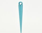 Blue Arylic Spike  Earring Hoop Findings 1 3/8" x 1/4"   50pcs - Ships Immediately from California - EF60