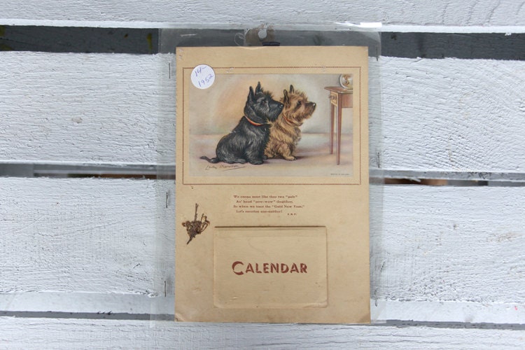 1952 Ideal Series Calendars