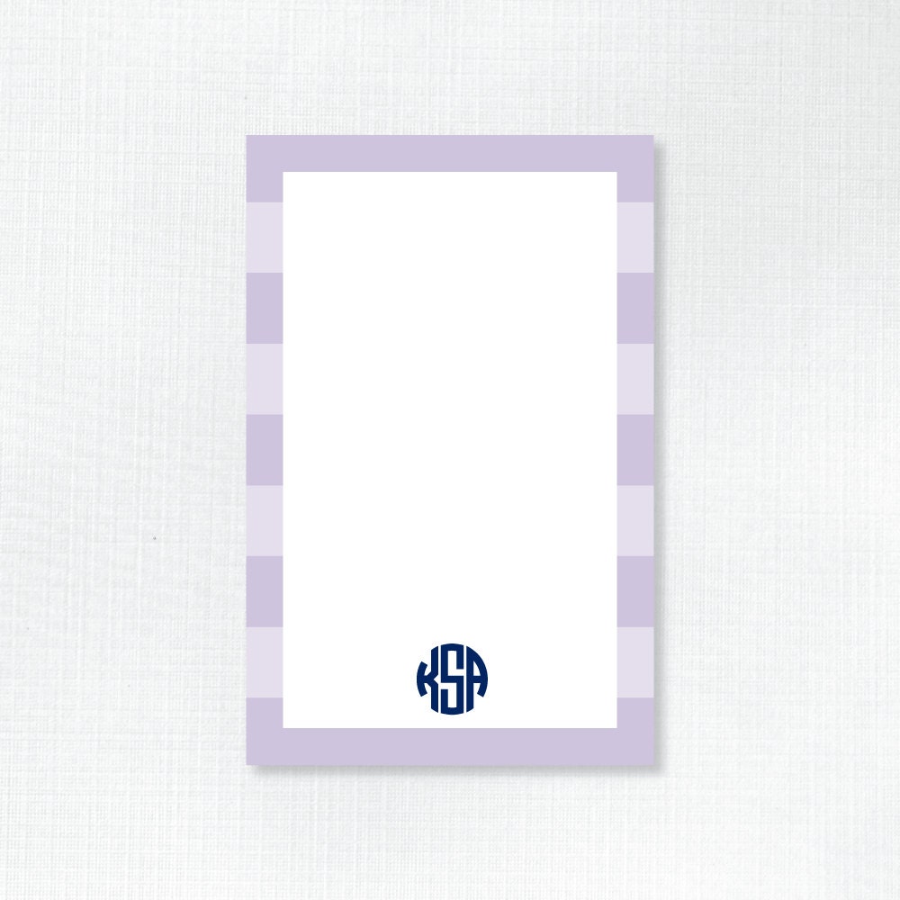 Personalized Notepad - Wide Stripe Collection Il_570xn