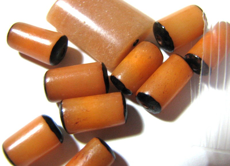 Jasper and betel nut bead destash