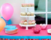 Three Tier Wooden Cupcake Stand / Cake Stand - Short Version