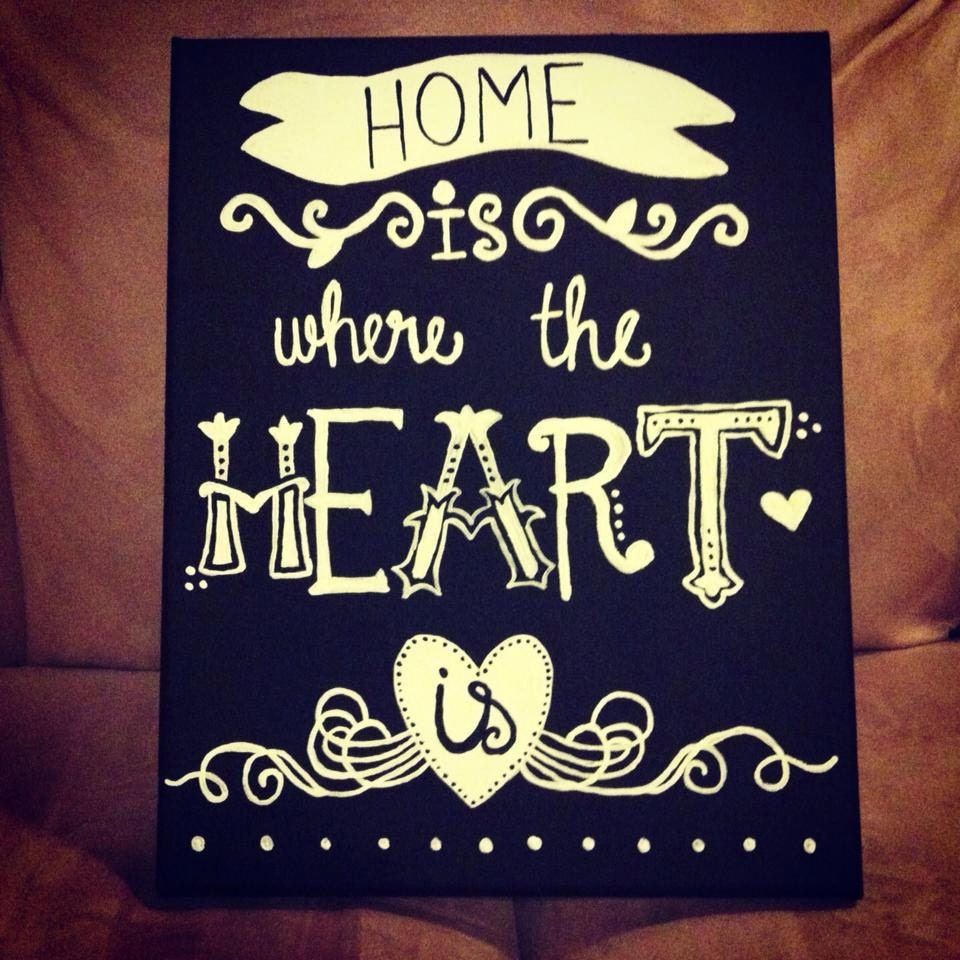 Home Is Where the Heart Is Painting