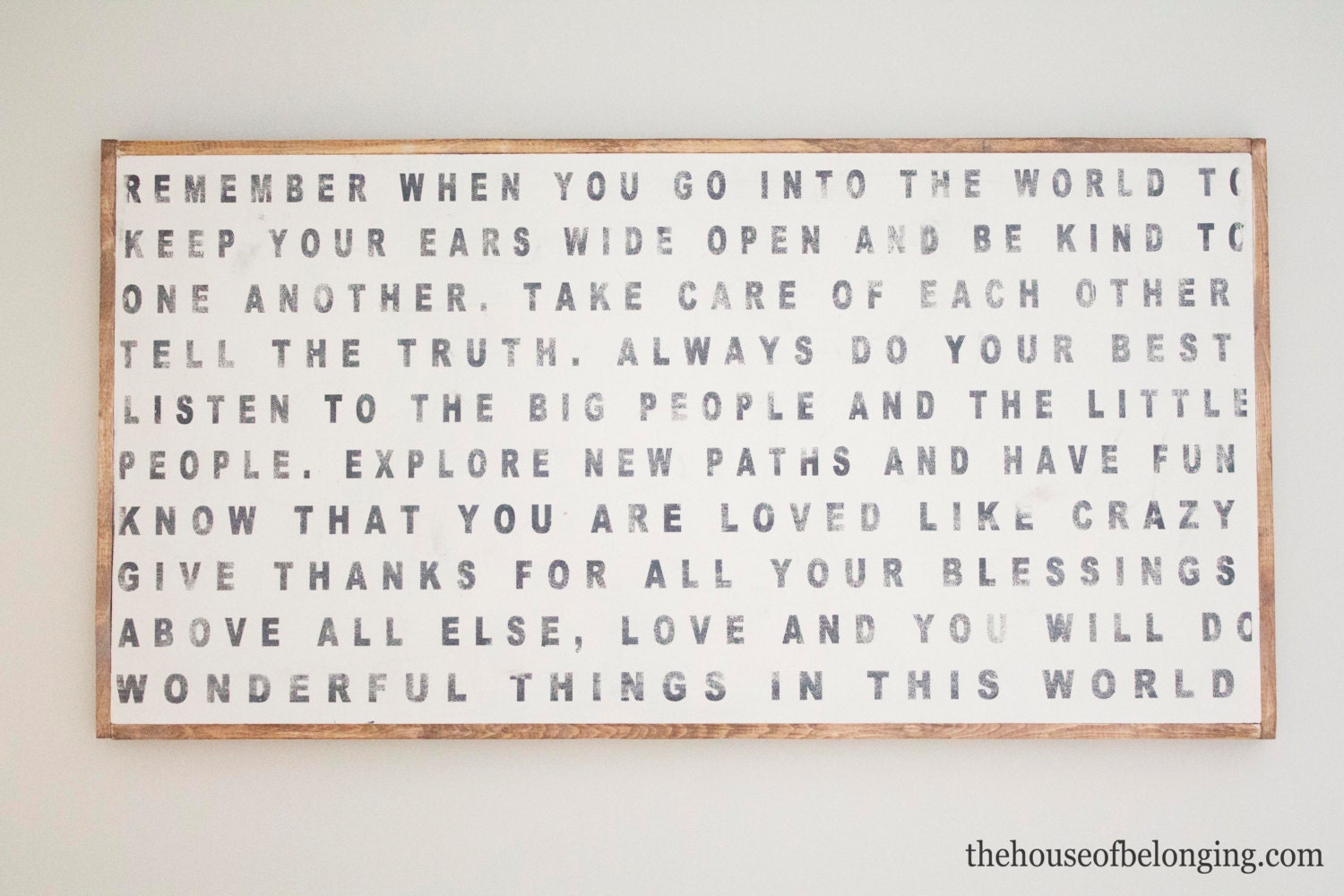 Remember When - Hand Painted Sign ( customizable)