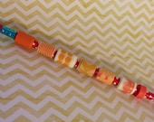 Washi Tape Sampler Pencil- Orange Patterns