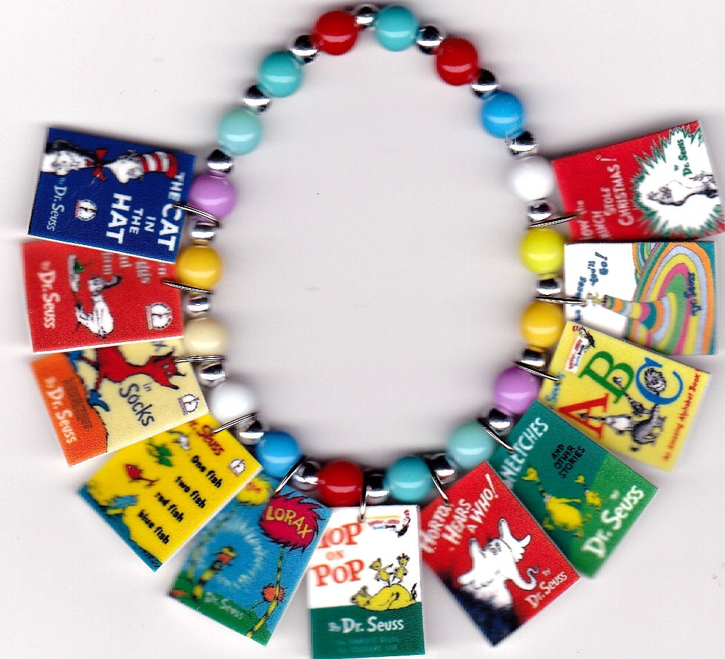 Dr. Seuss Book Cover Bracelet - Oseweverything