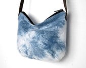 Indigo Dyed Medium Cross Body Bag