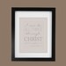 Philippians 4:13 "I can do all things through Christ" Printable Home Decor Artwork - Print it Yourself JPG - PIY