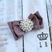 Merci Beaucoup (Mauve) Silk Bow Clip by London Raquel