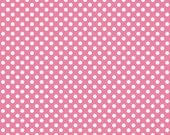 Cotton Fabric Hot Pink Dots - Riley Blake Small chevron