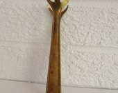 Vintage Brass Claw Tongs