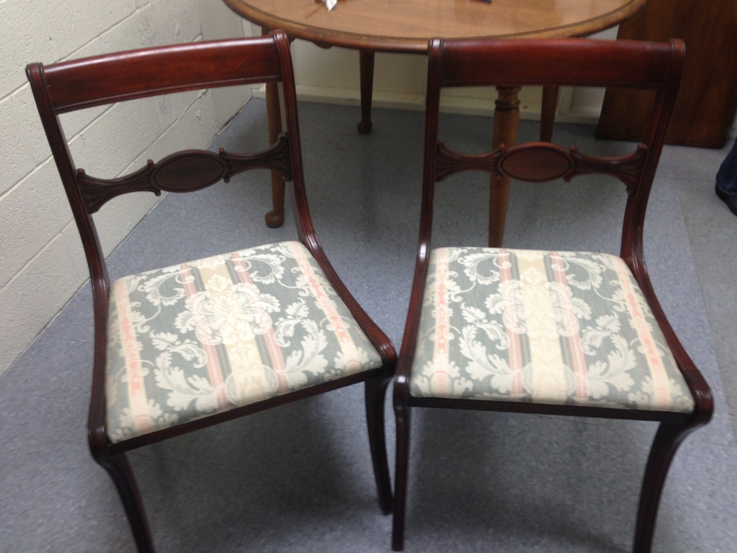 set of 6 dining chairs available custom hand painting